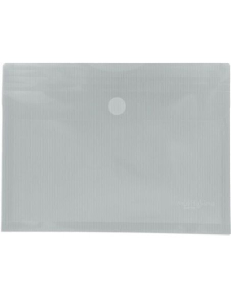 Paq 5 carpeta sobre fº tranparente con fuelle velcro pp multiline